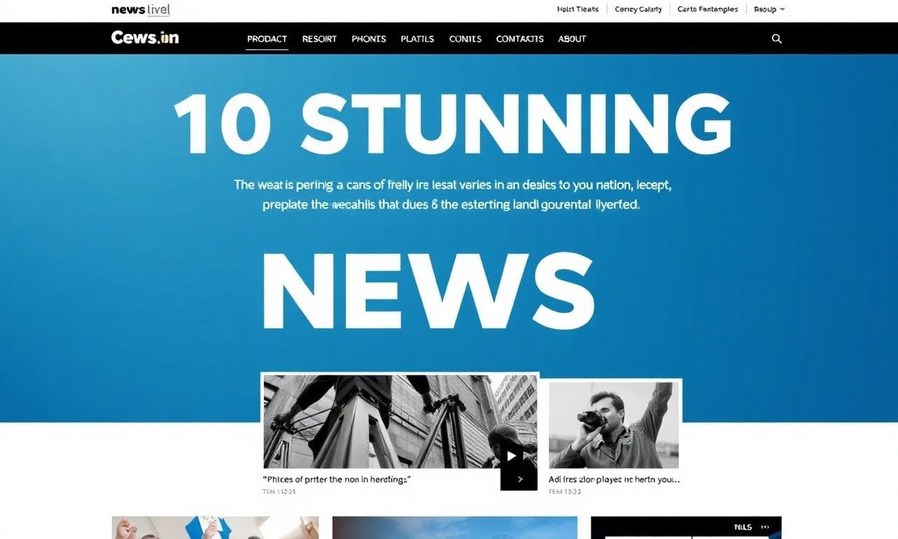 10 Stunning Website Designs That Redefine Digital News