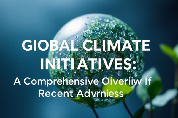 Global Climate Initiatives: A Comprehensive Overview of Recent Advances