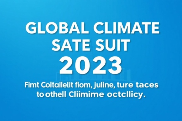 Global Climate Summit 2023: A Crucial Juncture for Global Climate Policy