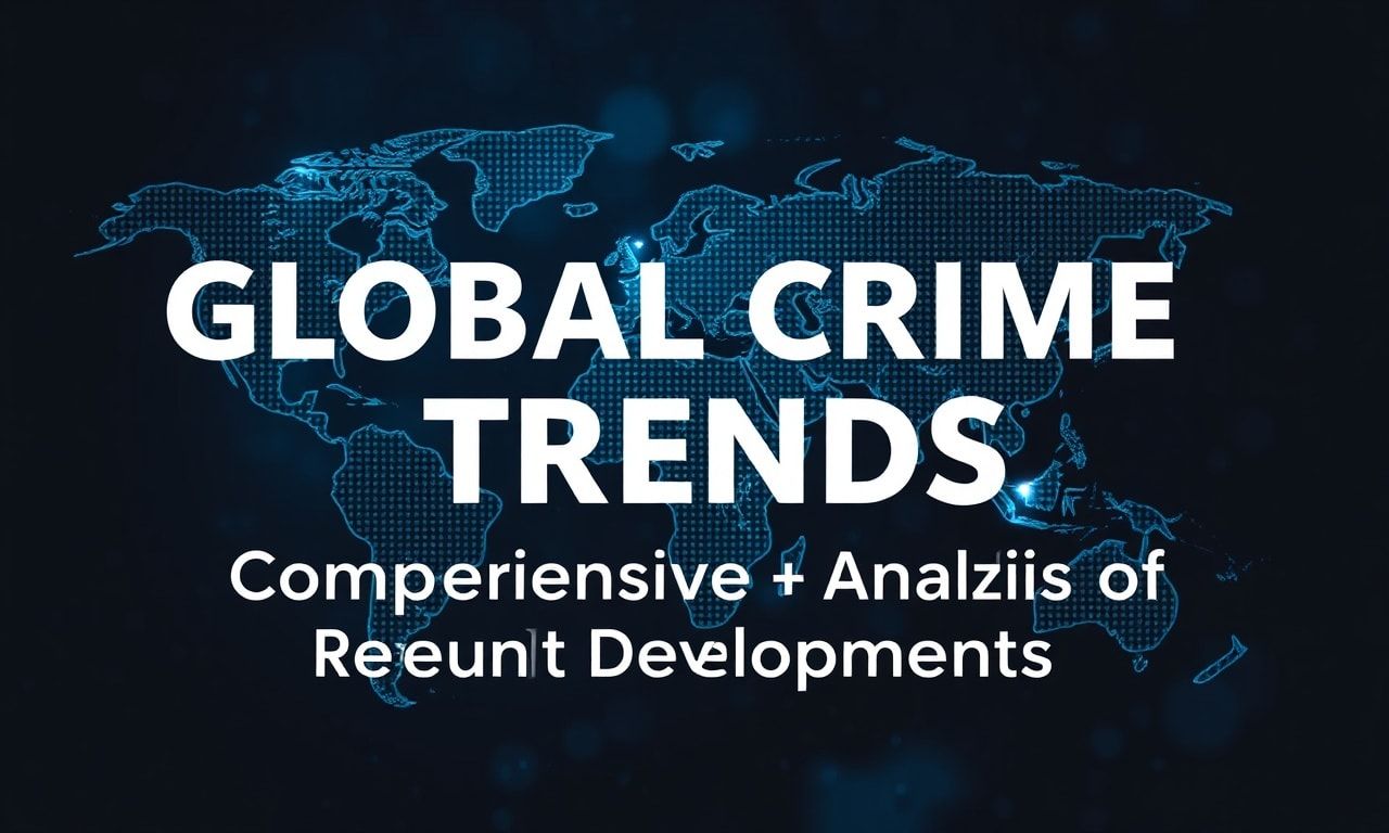 Global Crime Trends: A Comprehensive Analysis of Recent Developments