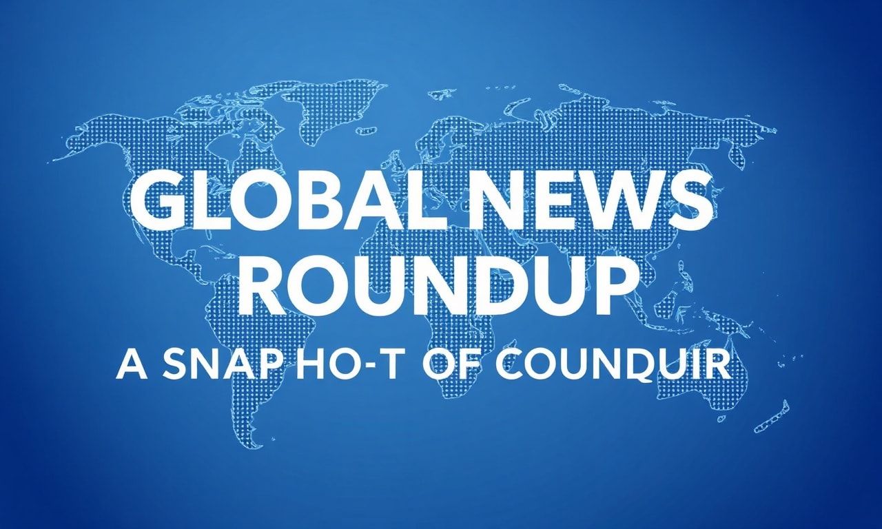 Global News Roundup: A Snapshot of Current Affairs