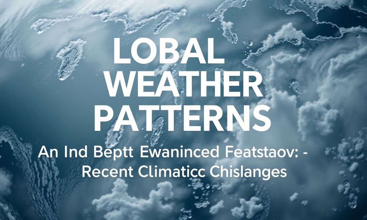 Global Weather Patterns: An In-Depth Examination of Recent Climatic Changes