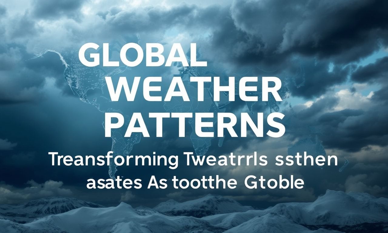 Global Weather Patterns: How Climate Change is Transforming Weather Systems Across the Globe