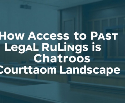 How Access to Past Legal Rulings is Changing Courtroom Landscapes