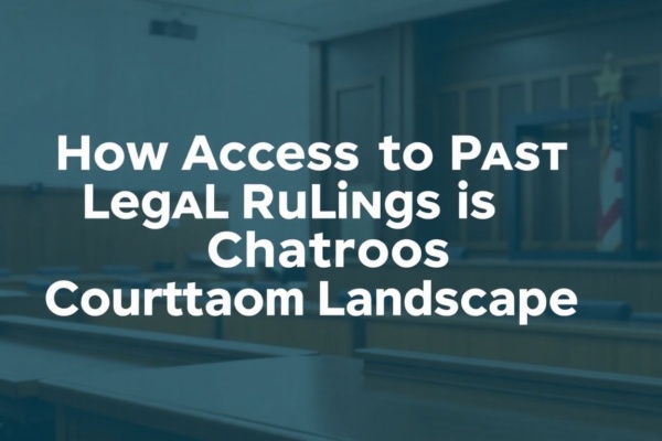 How Access to Past Legal Rulings is Changing Courtroom Landscapes