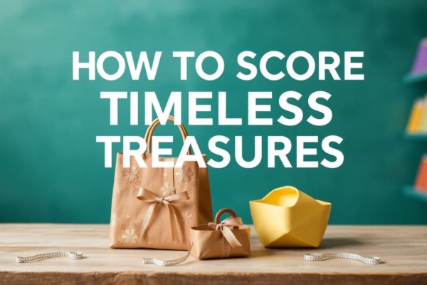 How to Score Timeless Treasures: A Smart Shopper's Guide