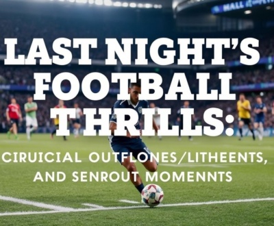 Last Night's Football Thrills: Crucial Outcomes and Standout Moments