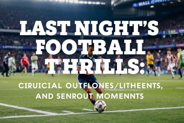 Last Night's Football Thrills: Crucial Outcomes and Standout Moments