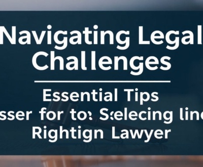 Navigating Legal Challenges: Essential Tips for Selecting the Right Lawyer