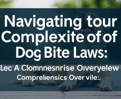Navigating the Complexities of Dog Bite Laws: A Comprehensive Overview