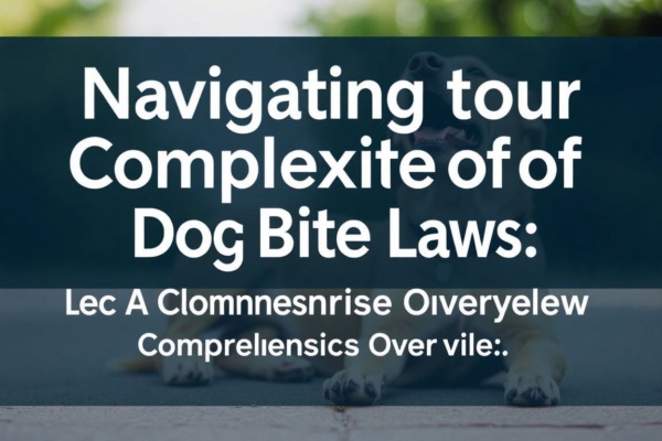 Navigating the Complexities of Dog Bite Laws: A Comprehensive Overview