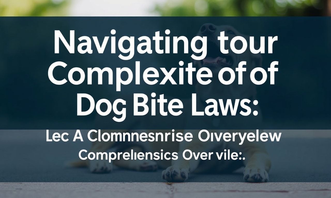 Navigating the Complexities of Dog Bite Laws: A Comprehensive Overview