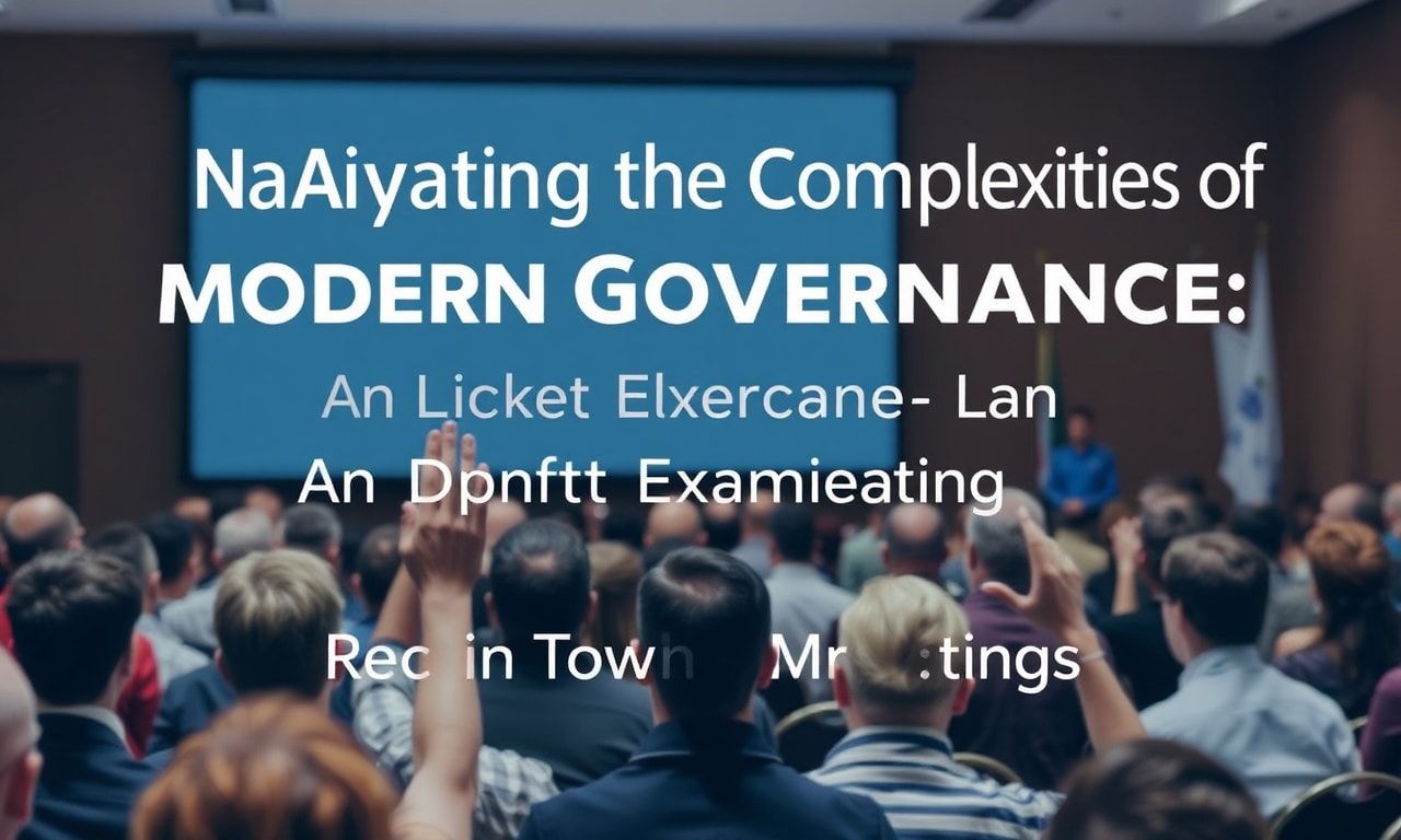 Navigating the Complexities of Modern Governance: An In-Depth Examination of Recent Town Hall Meetings