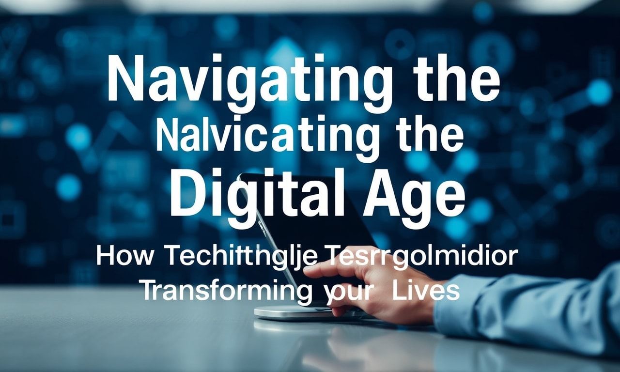 Navigating the Digital Age: How Technology is Transforming Our Lives