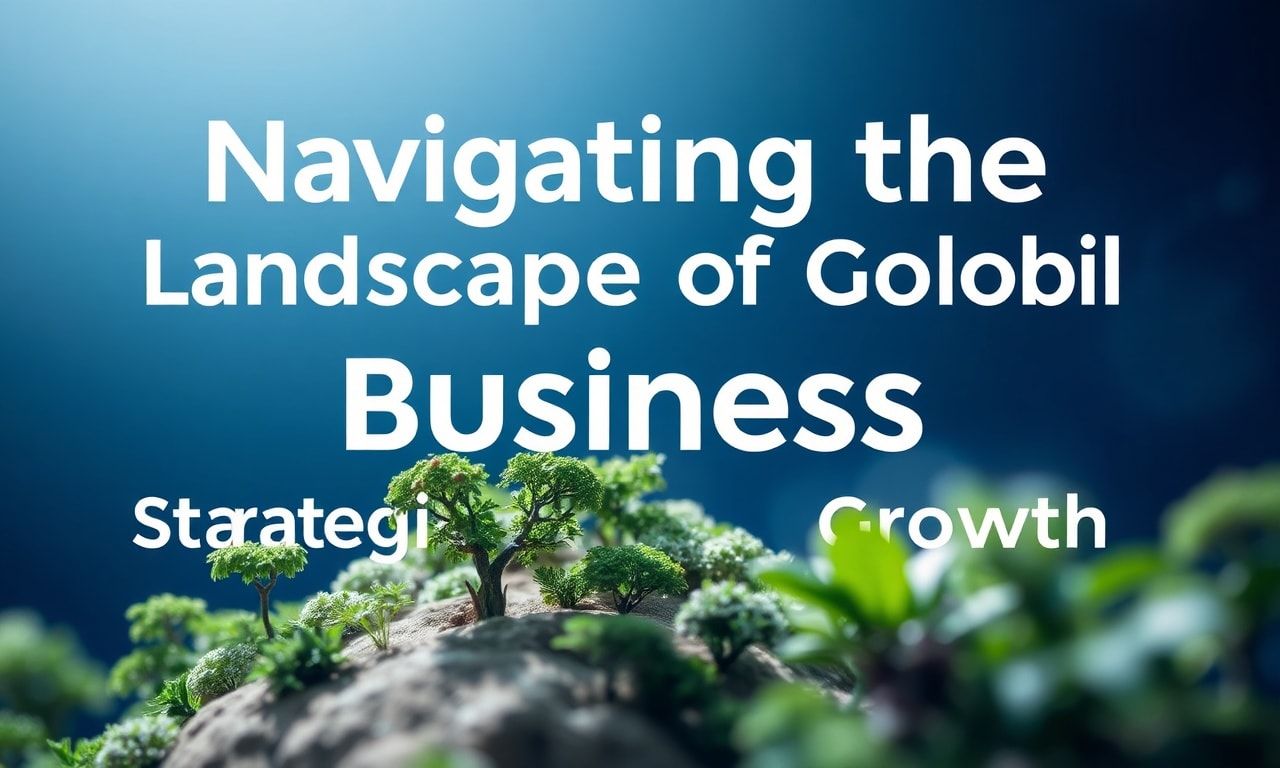 Navigating the Evolving Landscape of Global Business: Strategies for Sustainable Growth