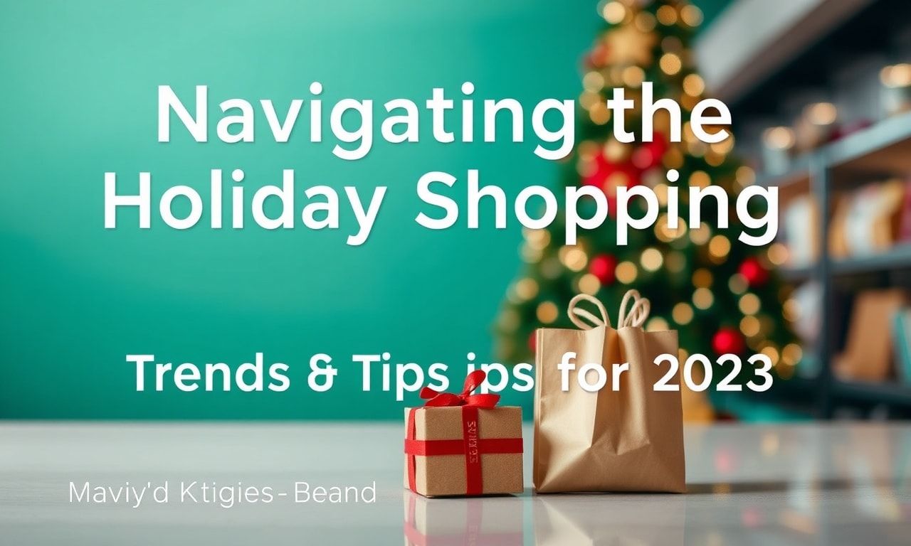 Navigating the Holiday Shopping Season: Trends and Tips for 2023