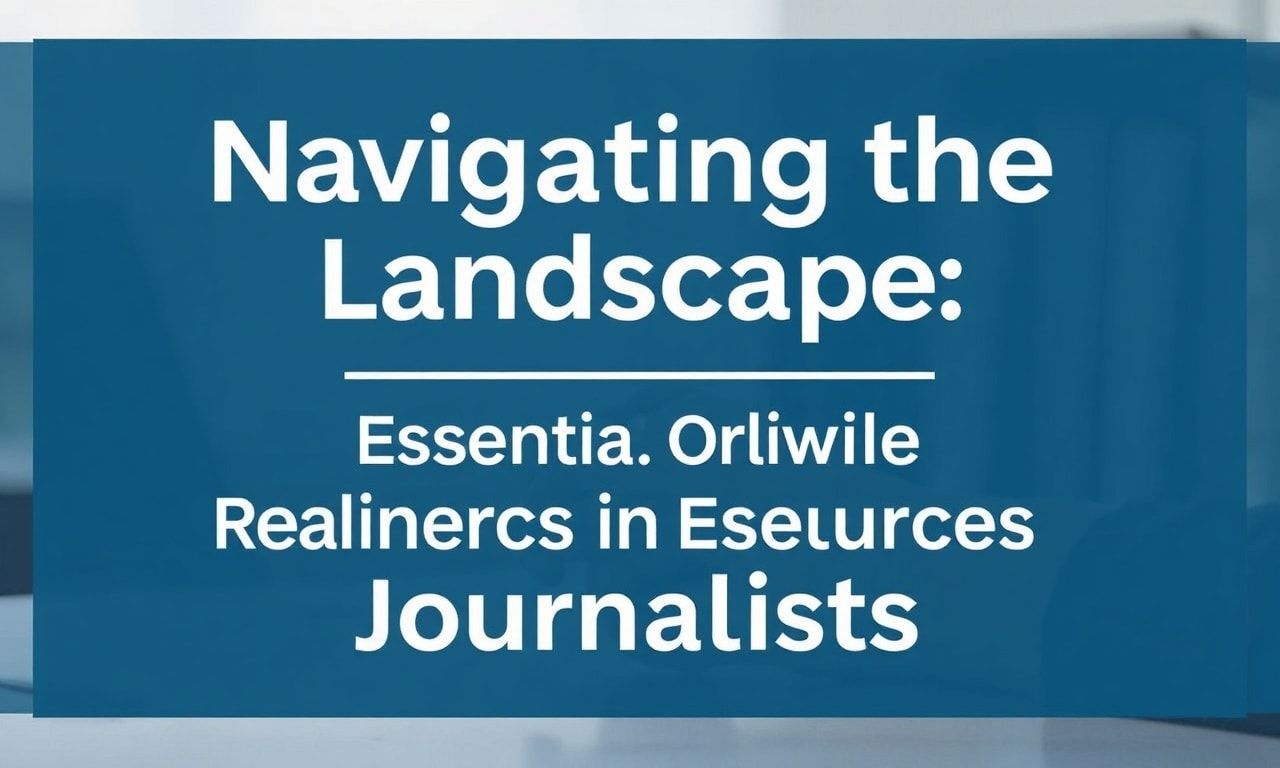 Navigating the Legal Landscape: Essential Online Resources for Journalists