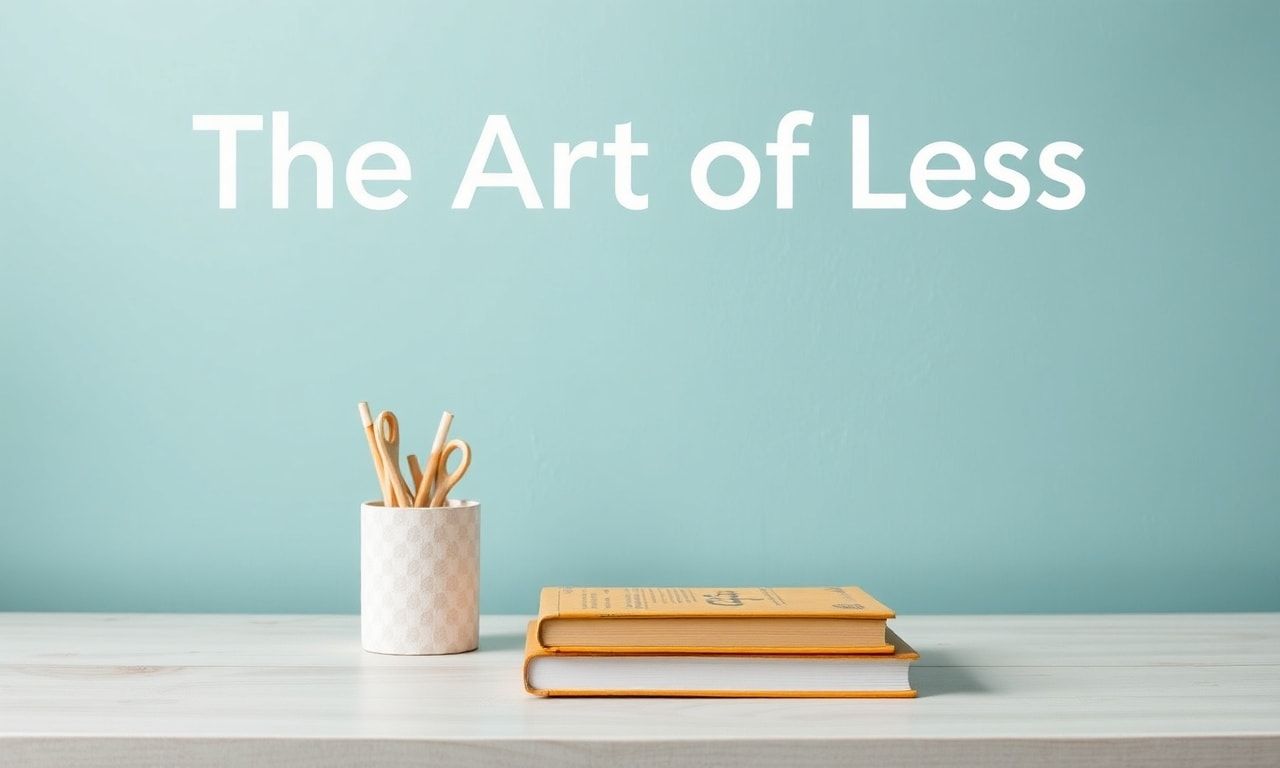 The Art of Less: A Beginner's Guide to Minimalist Living