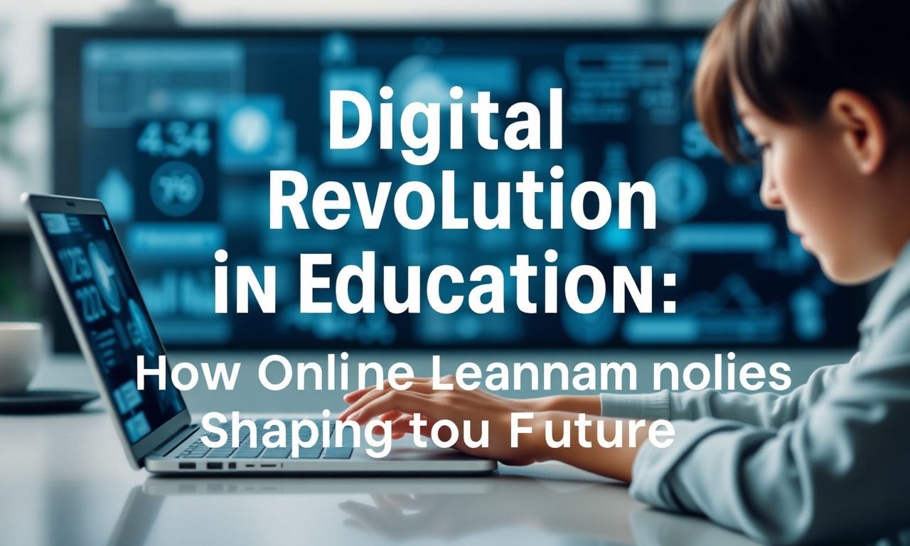 The Digital Revolution in Education: How Online Learning is Shaping the Future