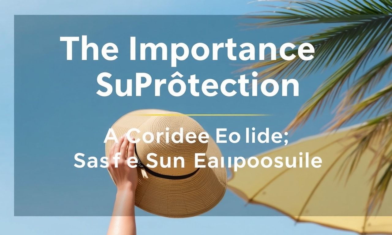 The Importance of Sun Protection: A Complete Guide to Safe Sun Exposure