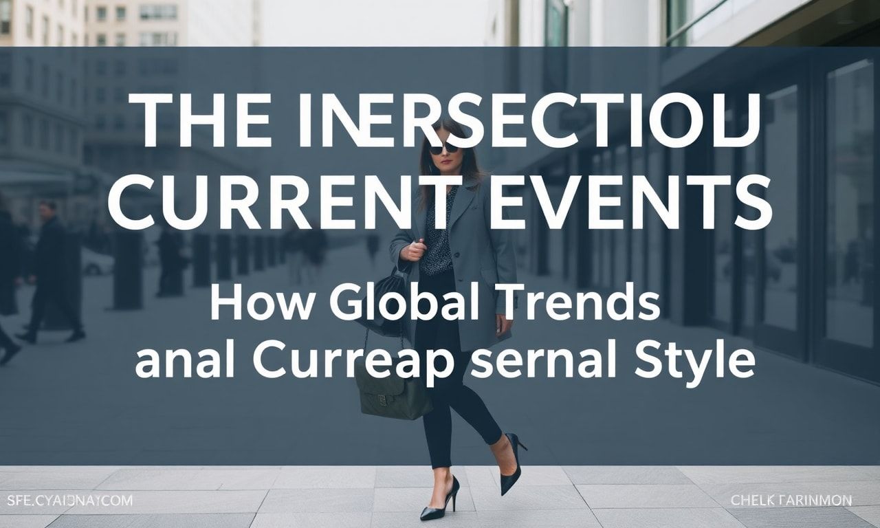 The Intersection of Fashion and Current Events: How Global Trends Shape Personal Style