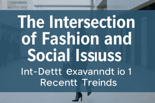 The Intersection of Fashion and Social Issues: An In-Depth Examination of Recent Trends