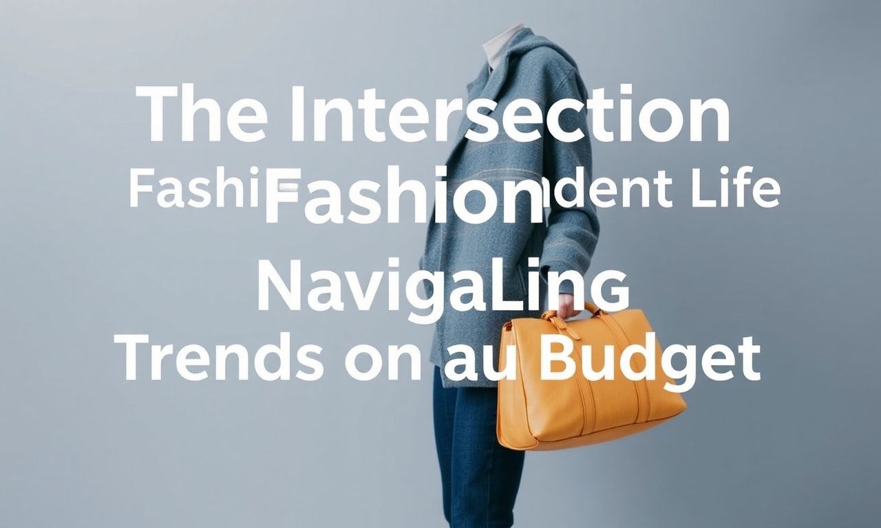 The Intersection of Fashion and Student Life: Navigating Trends on a Budget
