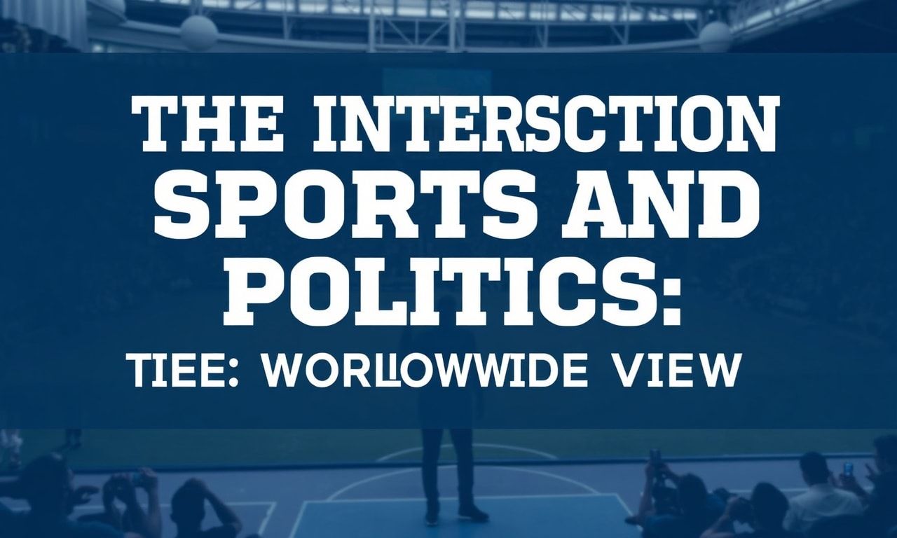 The Intersection of Sports and Politics: A Worldwide View