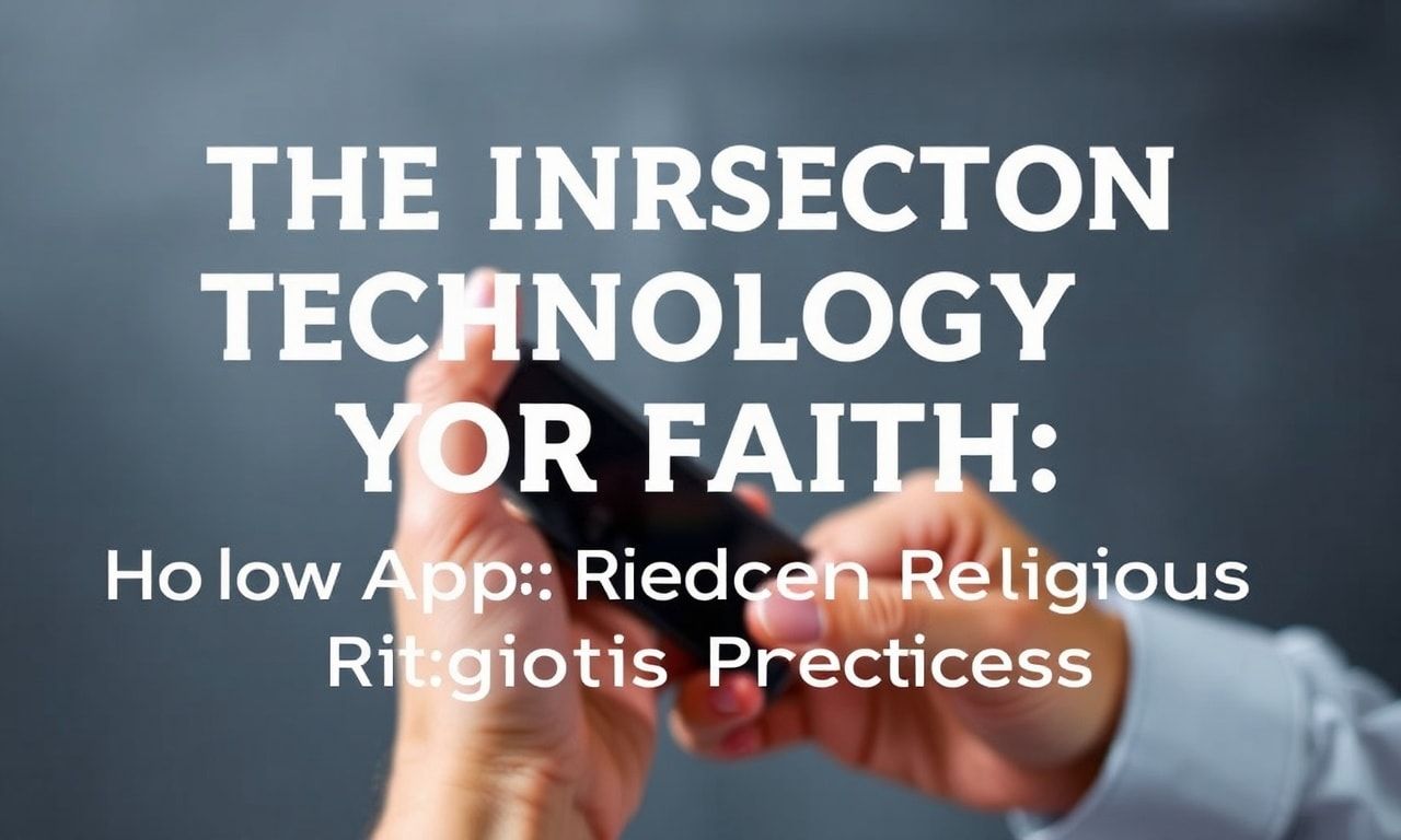 featured-the-intersection-of-technology-and-faith-how-apps- The Intersection of Technology and Faith: How Apps Are Changing Religious Practices