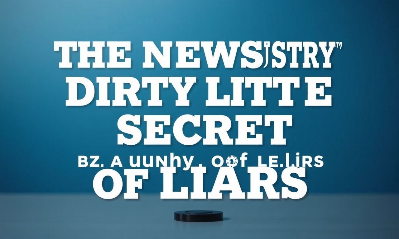 The News Industry's Dirty Little Secret: We're All a Bunch of Liars