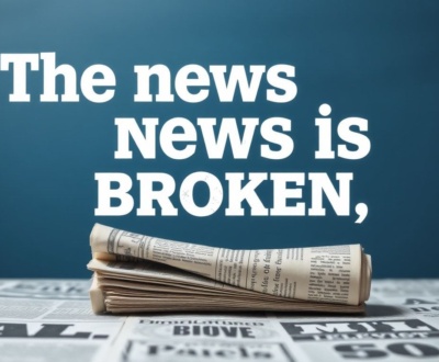 The news is broken, and honestly, I'm fed up with it.