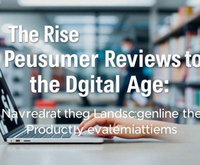 The Rise of Consumer Reviews in the Digital Age: Navigating the Landscape of Online Product Evaluations