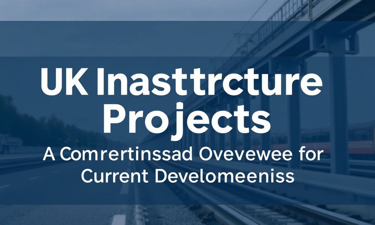 UK Infrastructure Projects: A Comprehensive Overview of Current Developments