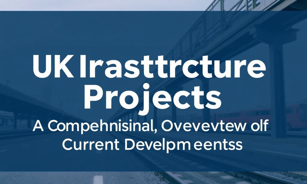 UK Infrastructure Projects: A Comprehensive Overview of Current Developments