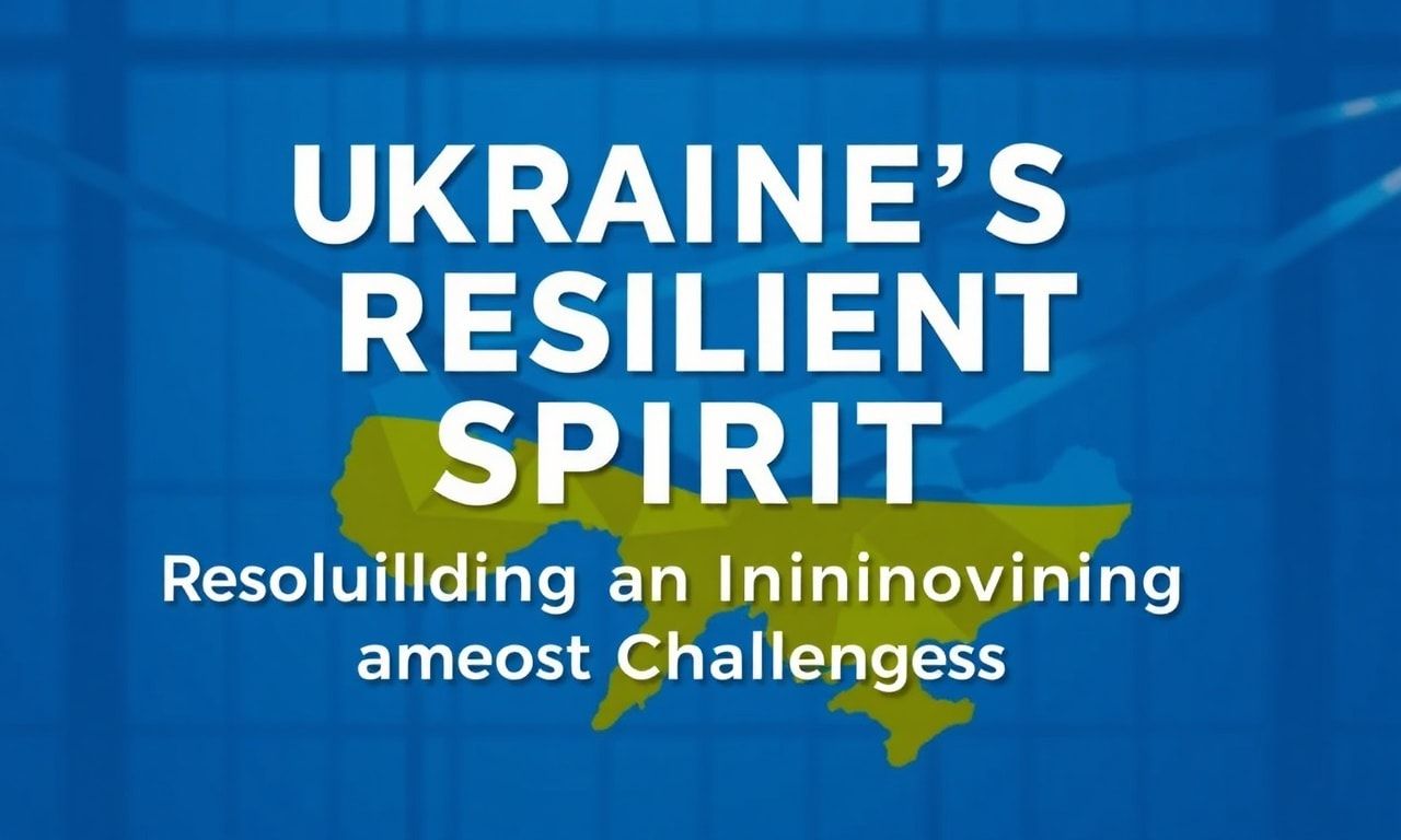 Ukraine's Resilient Spirit: Rebuilding and Innovating Amidst Challenges