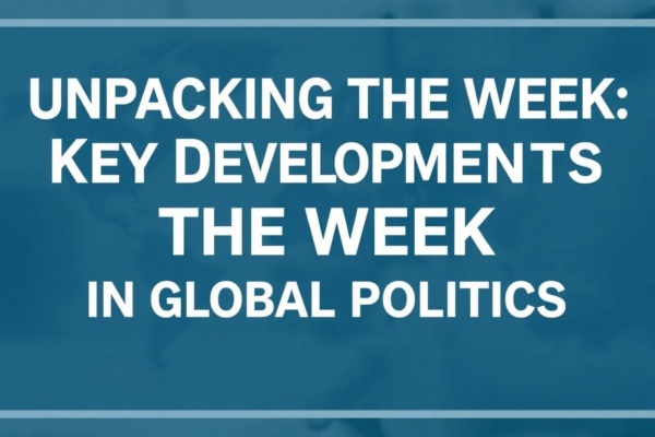 Unpacking the Week: Key Developments in Global Politics